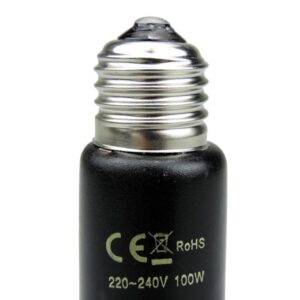 JieCare Ceramic Heating Bulb, 100W.