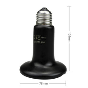 JieCare Ceramic Heating Bulb, 50W.